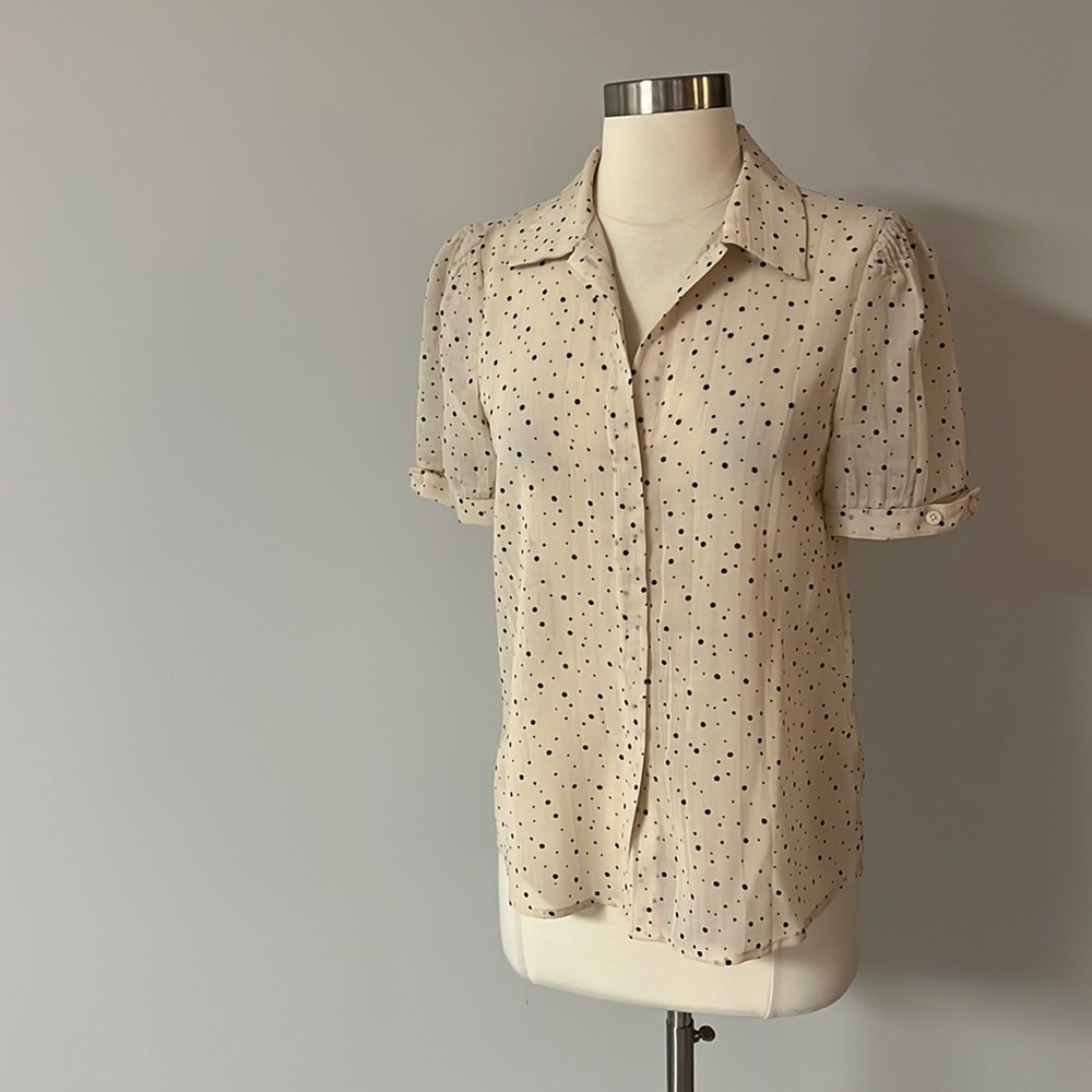 Theory Polka Dot Top